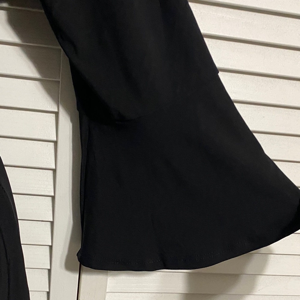 Gramergy 22 Black Women's faux Wrap Dress - Picture 4 of 9